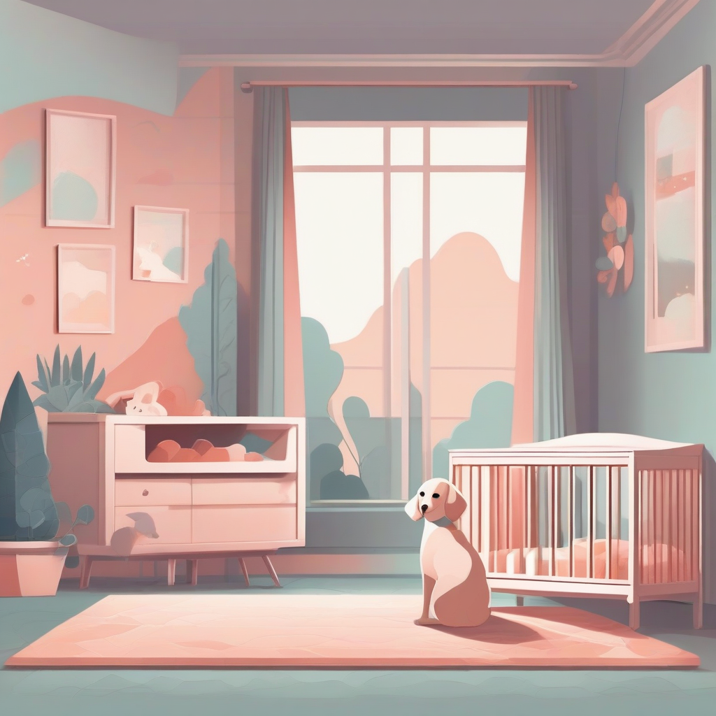 cohabitation entre un bébé et un bichon havanais à la maison