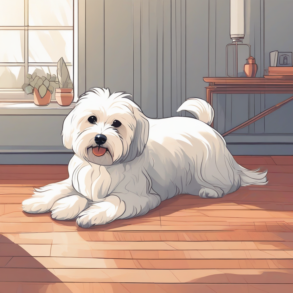 Bichon havanais adulte en bonne santé illustrant sa durée de vie moyenne